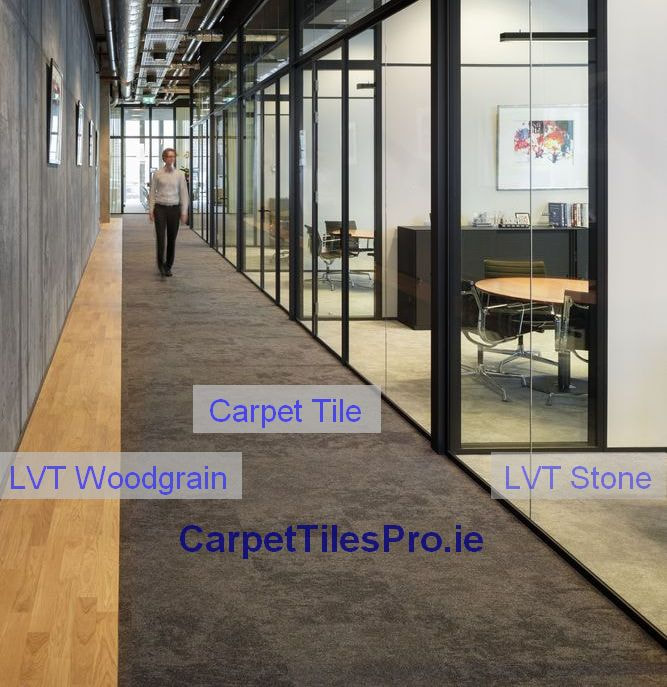 LVT Woodgrain, Carpet Tile and Stone set LVT